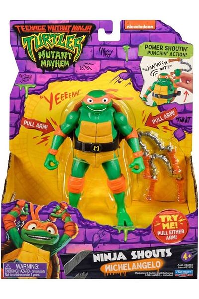 Teenage Mutant Ninja Turtles : Mutant Mayhem   Ninja Shouts Figure by Playmates Toys