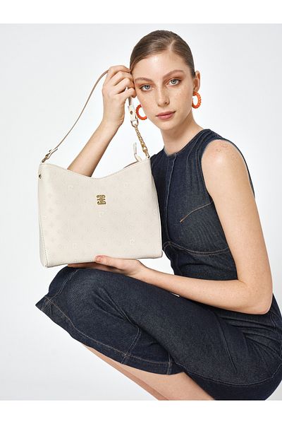 Pierre Cardin Geantă de umăr pentru femei Vanilla 05PO25Y2019