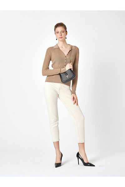 Pierre Cardin Geantă neagră de umăr pentru femei 05PO25Y2010