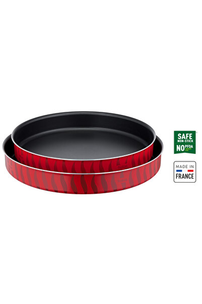 TEFAL أطباق الكبة | طقم من قطعتين من Les Specialistes مقاس 34/38 سم | غير لاص...