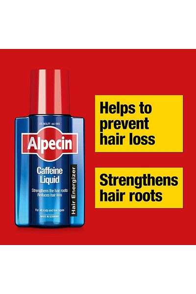 ALPECİN سائل الكافيين من Alpecin – ضد تساقط الشعر عند الرجال، 200 مل