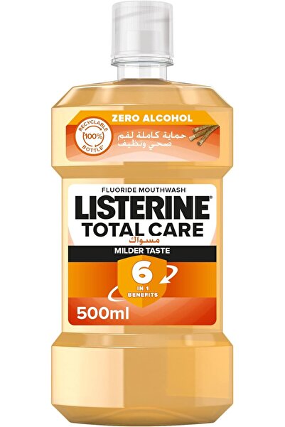 Listerine ليسترين، العناية الكاملة، مزيج قوي من العلم ومستخلص المسواك الطبيعي...