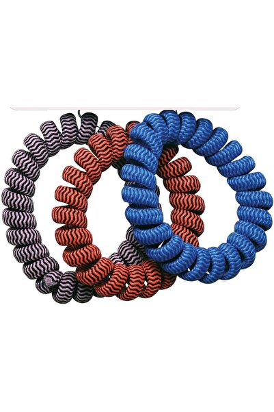 TİTANİA Titania 7924 Hair Ties 3-Pieces Set, 4 cm Diameter