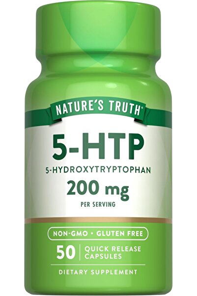 Nature's Truth 5HTP | 50 قطعة | 5 هيدروكسي تريبتوفان | مكمل غذائي خالٍ من الك...