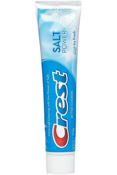 CREST Active Fluoride Salt Power Icy Fresh Toothpaste, 125 Ml