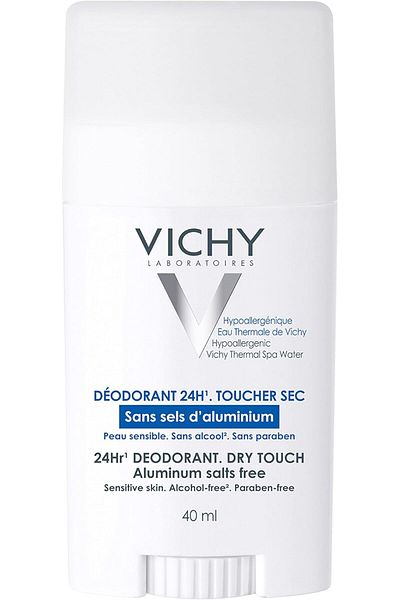Vichy 24-Hour Dry-Touch Aluminum Free Deodorant, Stick, 1.35 Oz.