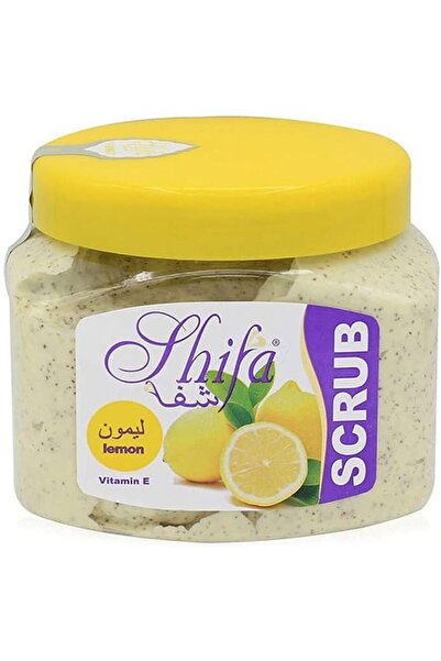 Shifa Face Body Scrub Lemon 300ml --- شفا صنفرة للوجه والجسم ليمون 300مل