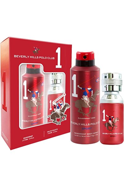 Beverly Hills Polo Club Sport No.1, Gift Set for Men EAU DE TOILETTE 100ml + Sport Deodorant 175ml