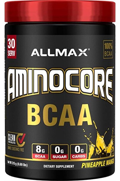ALLMAX Nutrition مكمل غذائي Aminocore 8G BCAA + 0 سكر + 0 كربوهيدرات بنكهة ال...