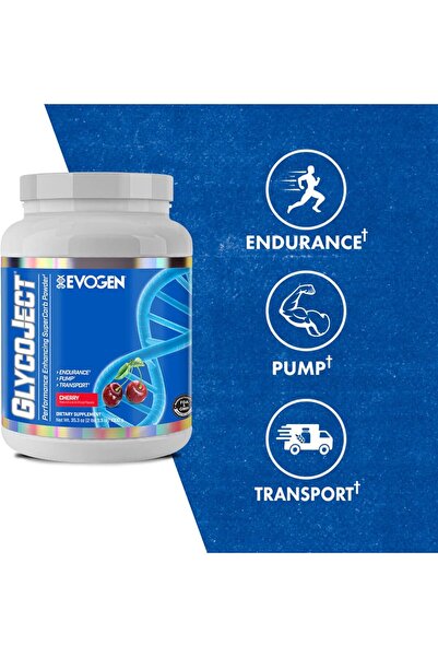 EVOGEN GlycoJect - Super Carb Powder | Rapid Absorption for PreWorkout | Carbohydrate Powder for End