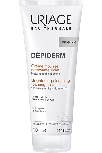 Uriage Depiderm Brightening Cleansing Foam Mit Stabilisiertem Vitamin C Und Niacinamid 100 ml