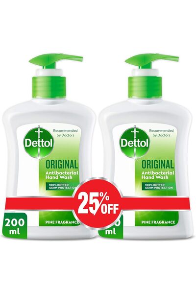Dettol Original Liquid Hand Wash Soap for Effective Germ Protection & Personal Hygiene, Protects Aga