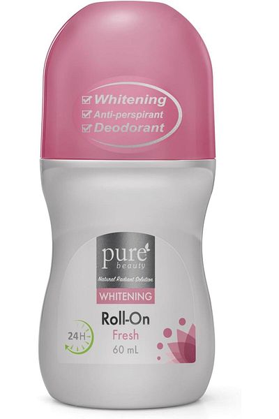 PURE BEAUTY Pure Beauty Whitening Antiperspirant Deodorant Roll-On Fresh - 60Ml