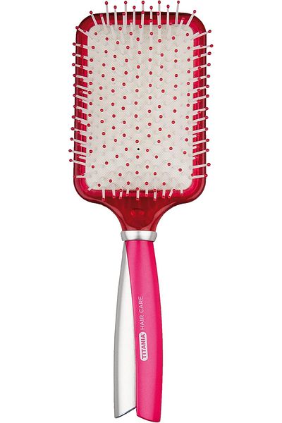 TİTANİA Titania Paddle Pneumatic Brush Soft Touch Colours Single Pack- Multicolor - 151g