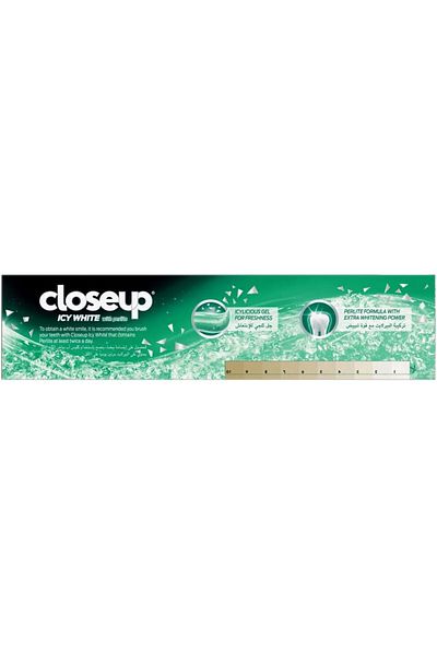 Closeup Close Up T.p 120 ml Icy White With Perlite (3995) --- كلوس اب معجون اسنان أيس فريش 100 مل