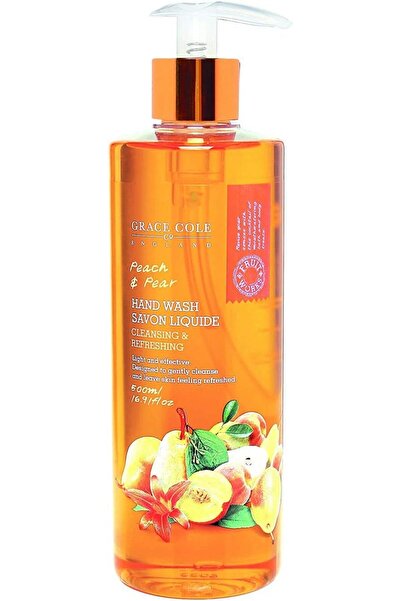 Grace Cole Fruit Works Hand Wash Peach and Pear, 500 ml