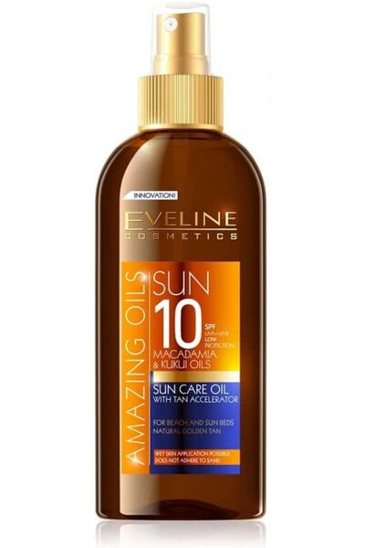 Eveline Cosmetics Eveline Amazing Oils Sun Care Oil With Tan Accelerator SPF1...
