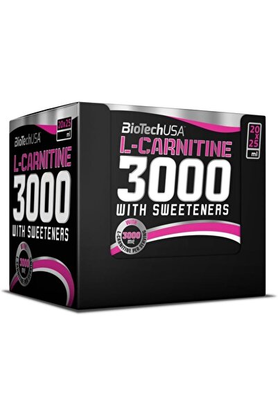 BiotechUSA Biotech USA L-Carnitine 3000 - 20 جرعة × 25 مل ليمون