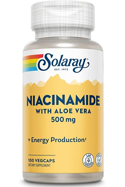 Solaray , نياسيناميد، 500 ملغ، 100 كبسولة نباتية