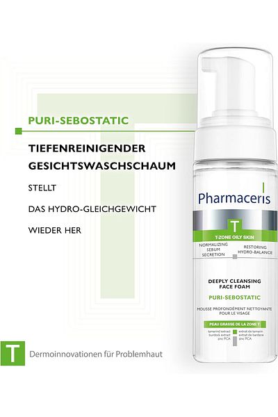 Pharmaceris رغوة الوجه بي اتش بوري سيبوستاتيك ديبلي كلنز 150 مل - رقم: 41810