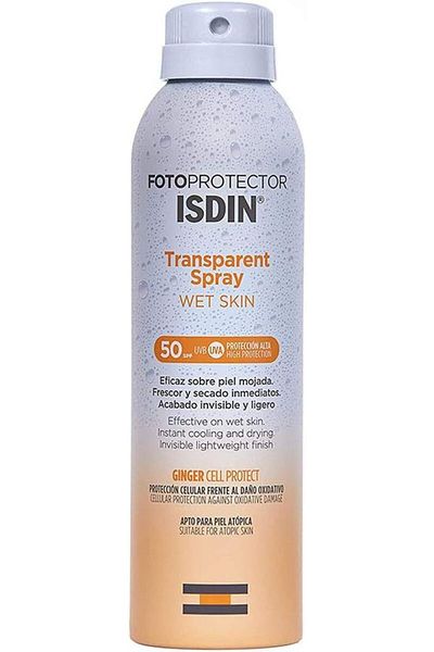 ISDIN Fotoprotector Wet Skin Transparent Spray 50+ Isdin 250 ml