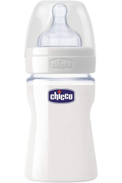 Chicco زجاجة ويل_بيينج للسفر باللون الأزرق سعة 150 مل