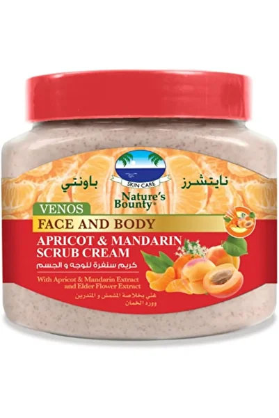 Nature's Bounty Natures Bounty Venos Face and Body Scrub With Apricot and Mandarin 600ml