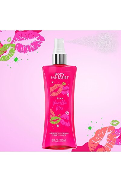 Body Fantasies Signature Fragrance Body Spray - Pink Vanilla Kiss 236ml