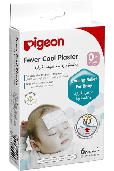Pigeon 6 قطع من لاصقات الحمى الباردة للأطفال