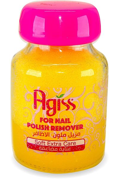 AGISS Nail Polish Remover, Extra Care, 50 ml