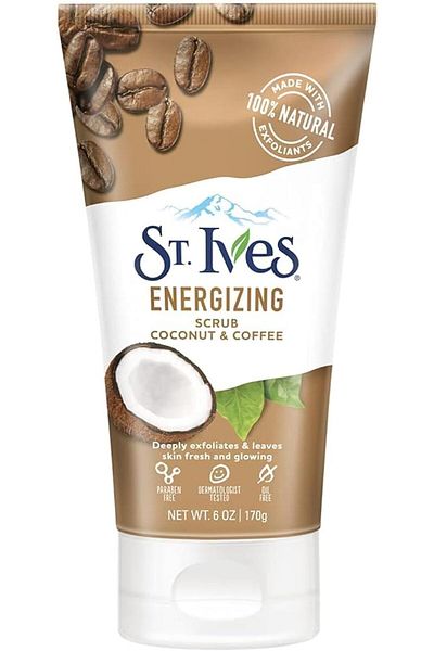 St. Ives Energizing Coconut & Coffee scrub - 6oz