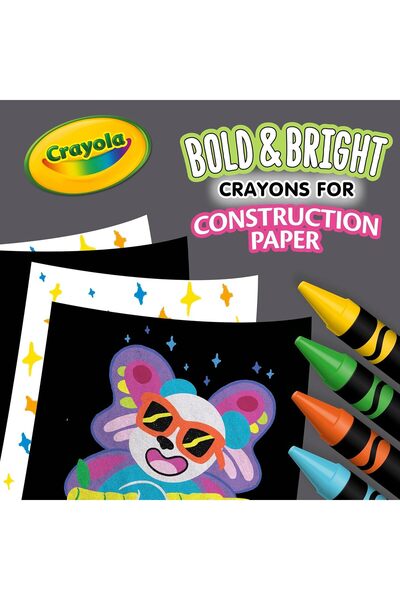 Crayola أقلام تلوين ورقية للبناء، لوازم مدرسية وفنية، 24 قطعة، مجموعة متنوعة
