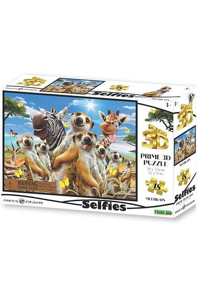 Prime 3D لغز ميركيت سيلفي 48 قطعة 10692