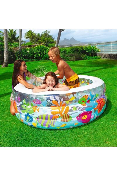 ParsAVM 58480 Havuz Deniz Desenli 3 Bölmeli 152cm