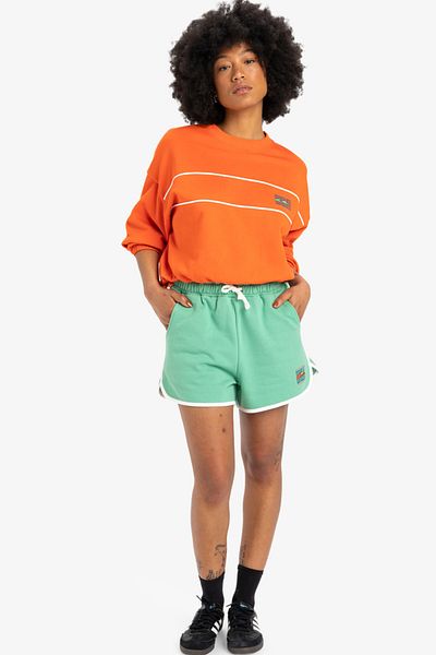 Quiksilver Dámské šortky s elastickým pasem. Vlastnosti zahrnují: , Kolekce: Kolekce Surf to City, F