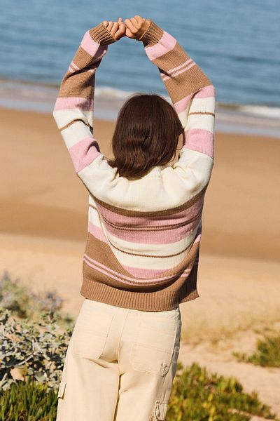 Roxy Pullover-Sweatshirt für Damen – weiches Acrylik-Textil