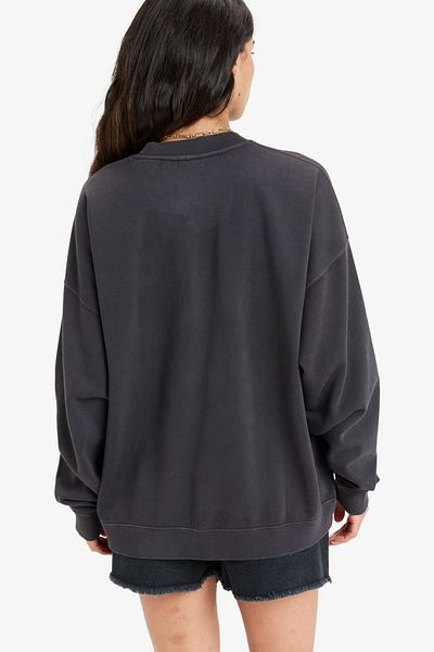 Roxy Sweatshirt mit Rundhalsausschnitt für Damen – 55 % Algodon, 25 % recyceltes Algodon-Stoff