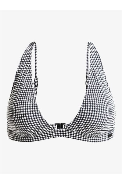 Roxy Gingham Collection - Medium Coverage Bikini Top for Women