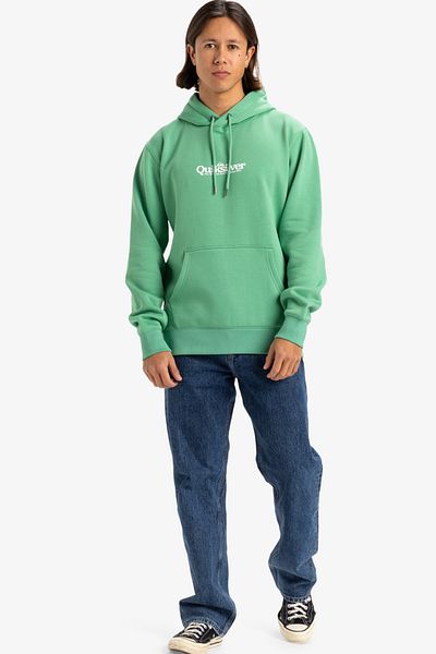 Quiksilver Herren-Pullover-Hoodie – Baumwoll-Polyester-Mischung, französische Terry-Stoff