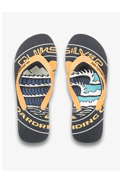 Quiksilver Aqyl 101427 -Bky Black/Green Slippers