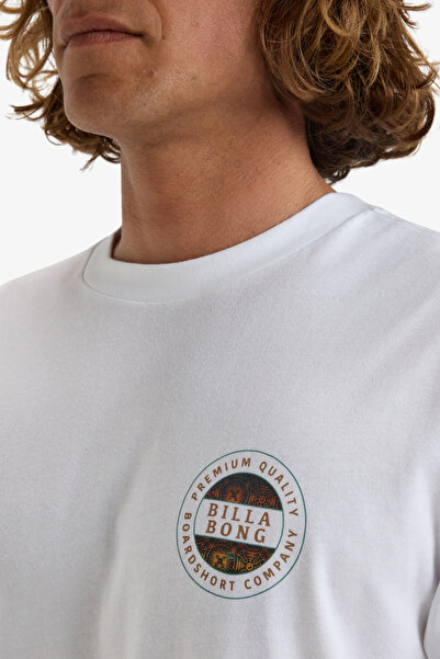 BİLLABONG Τζιν μπλουζάκι με πλισέ χωρίς μανσέτες - 160g/m2 κανονική εφαρμογή