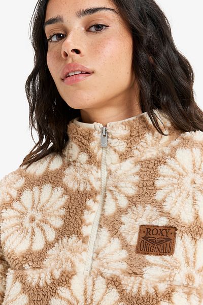 Roxy PORTOBELLA TROPICAL TILE POLAR ERJPF03198-CZU4 Sweatshirt
