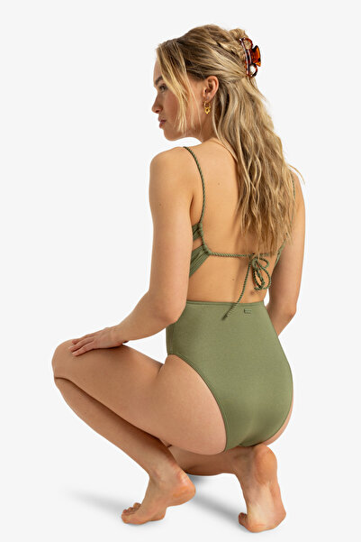 Roxy Loden Grüner Badeanzug für Damen und Mädchen