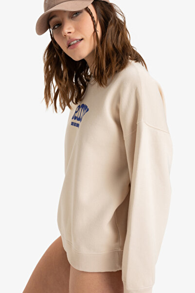 Roxy ERJFT04941-TEC0 Sweatshirt PARCHMENT