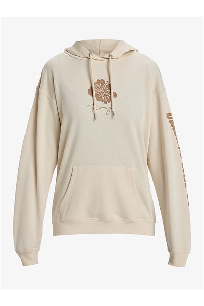 Roxy Pullover-Hoodie für Damen – Baumwoll- und Polyester-Mischung aus Terry-Fleece