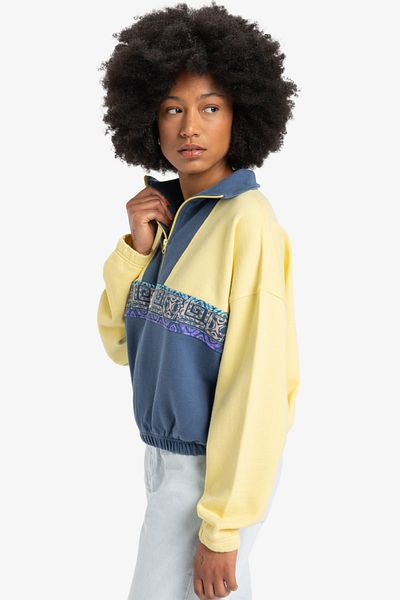 Quiksilver POPCORN Gemustertes Damen-/Mädchen-Sweatshirt