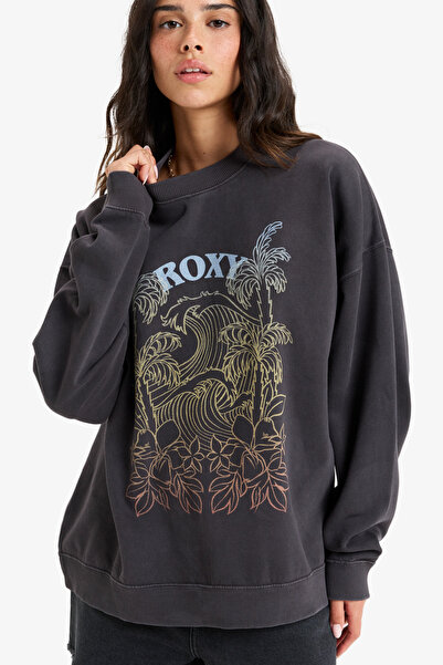 Roxy Dámská mikina Crew Neck – 55 % Algodon 25 % Recyklovaná látka Algodon