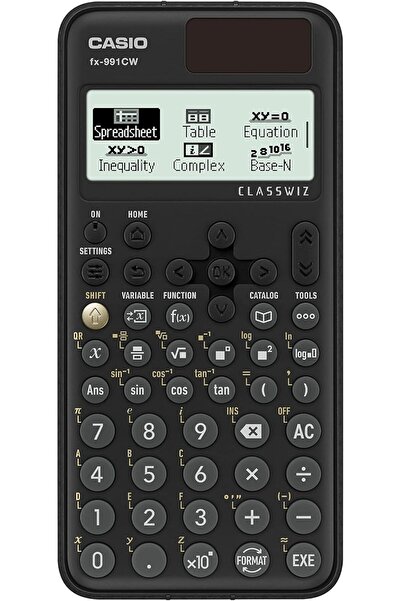 Casio آلة حاسبة علمية/هندسية Casio FX-991CW - شاشة عالية الدقة، تعمل بالطاقة ...