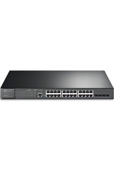 TP-LINK TL-SG3428MP , 24 Port Gigabit L2+ Managed PoE Switch , 24 PoE+ Port @384W, 4 x SFP Slots , P