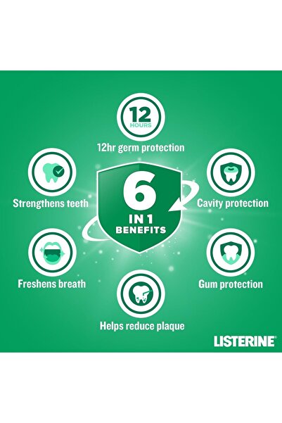 Listerine Mouthwash Teeth & Gum Defense Zero Alcohol 500ml